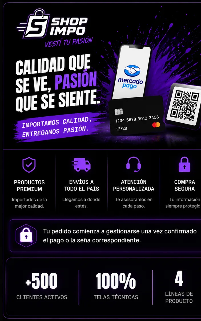 Shop Impo - Pagos seguros y confianza