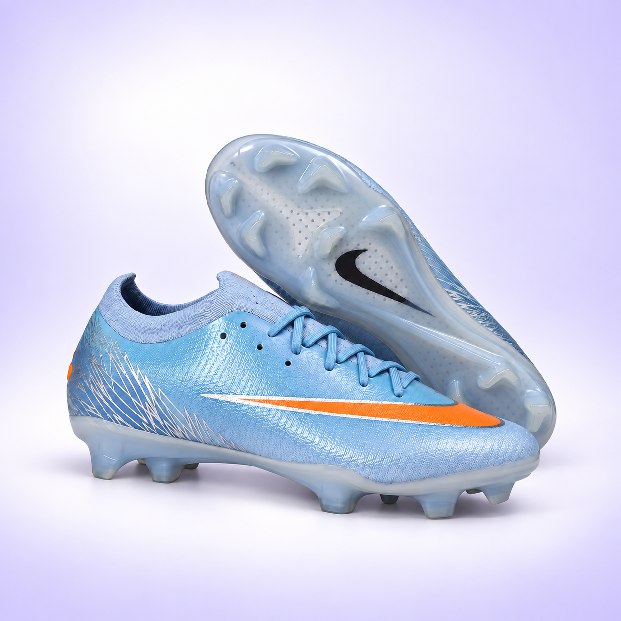 Botines Nike Mercurial azul hielo · portada Botines
